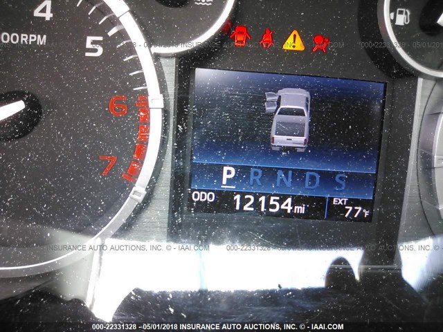 5TFUY5F1XGX576008 - 2016 TOYOTA TUNDRA DOUBLE CAB SR/SR5 BLACK photo 7