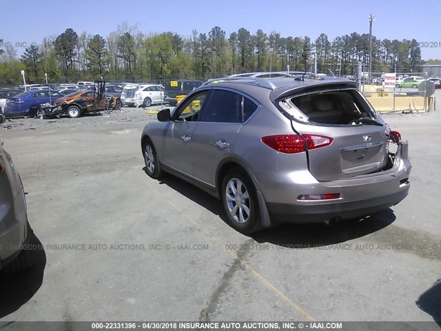 JNKAJ09F89M951883 - 2009 INFINITI EX35 JOURNEY Champagne photo 3