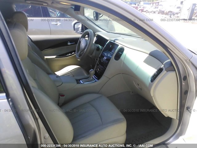 JNKAJ09F89M951883 - 2009 INFINITI EX35 JOURNEY Champagne photo 5