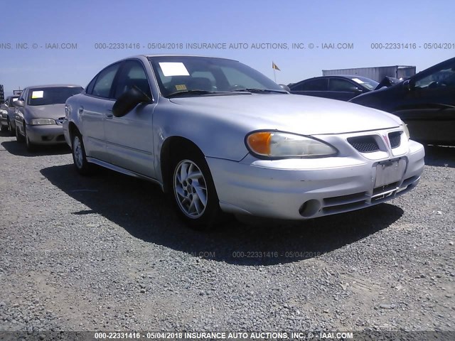 1G2NF52F73C297813 - 2003 PONTIAC GRAND AM SE1 SILVER photo 1