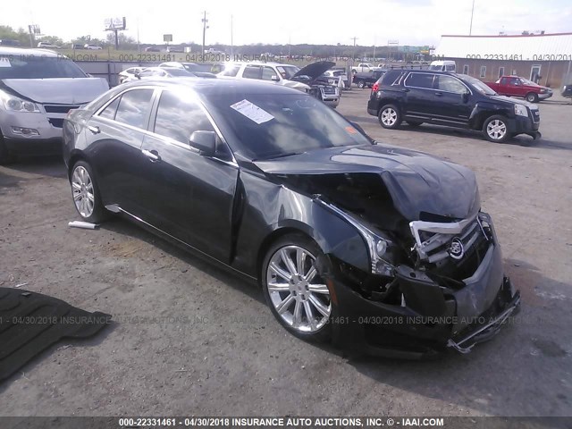 1G6AB5RA6E0194387 - 2014 CADILLAC ATS LUXURY GRAY photo 1