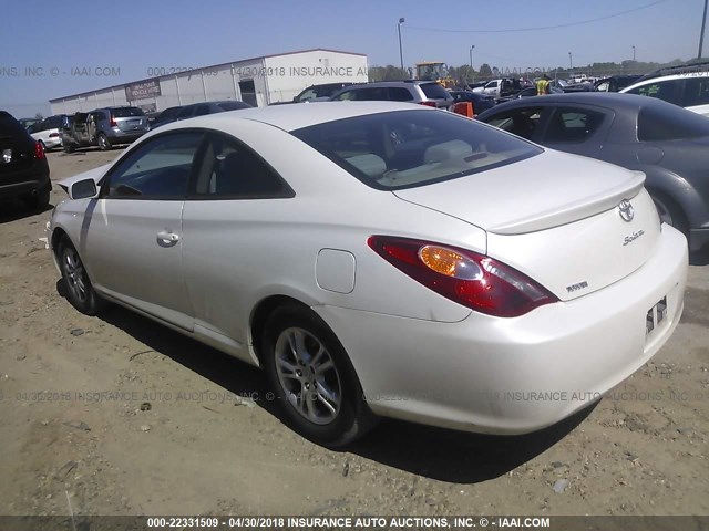 4T1CE38P26U730393 - 2006 TOYOTA CAMRY SOLARA SE/SLE WHITE photo 3