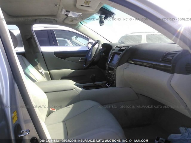 JTHGL46F475017212 - 2007 LEXUS LS 460L SILVER photo 5