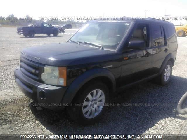 SALAE25456A370921 - 2006 LAND ROVER LR3 SE BLACK photo 2