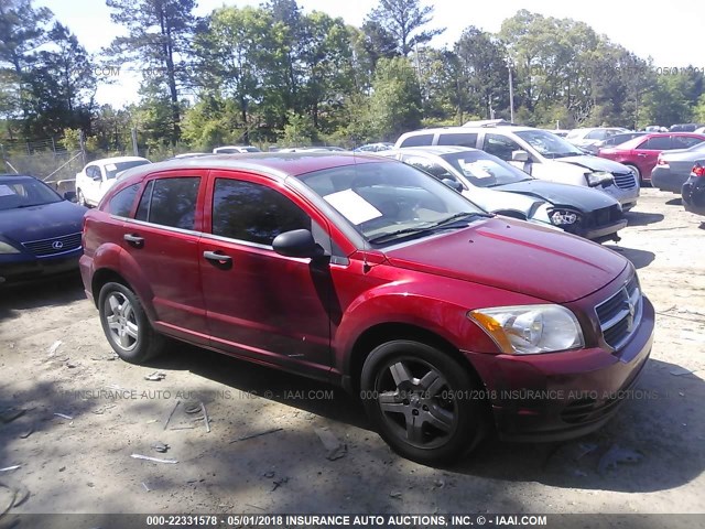 1B3HB48BX8D504183 - 2008 DODGE CALIBER SXT RED photo 1