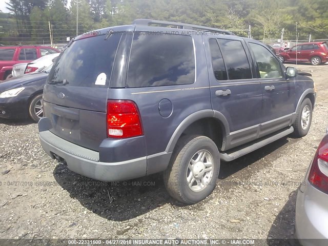 1FMZU63K63UB21619 - 2003 FORD EXPLORER XLT/XLT SPORT/NBX 蓝色 照片 4