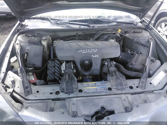 2G2WP522651322062 - 2005 PONTIAC GRAND PRIX Boz foto 10