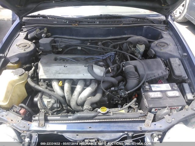 2T1BR18E7WC030275 - 1998 TOYOTA COROLLA VE/CE/LE BLUE photo 10