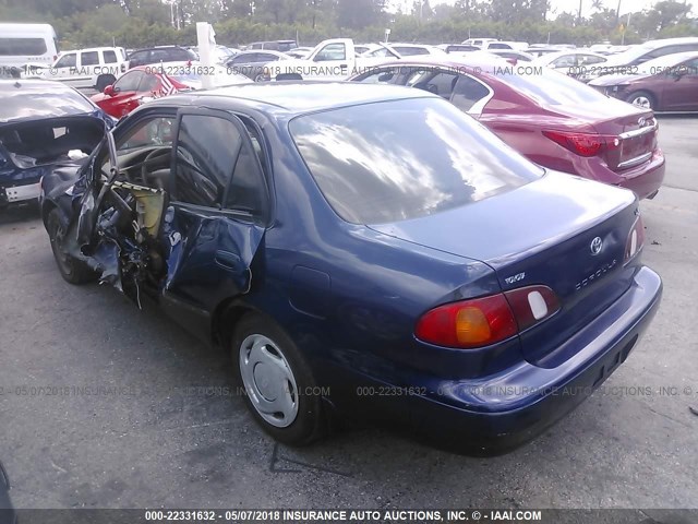 2T1BR18E7WC030275 - 1998 TOYOTA COROLLA VE/CE/LE 蓝色 照片 3