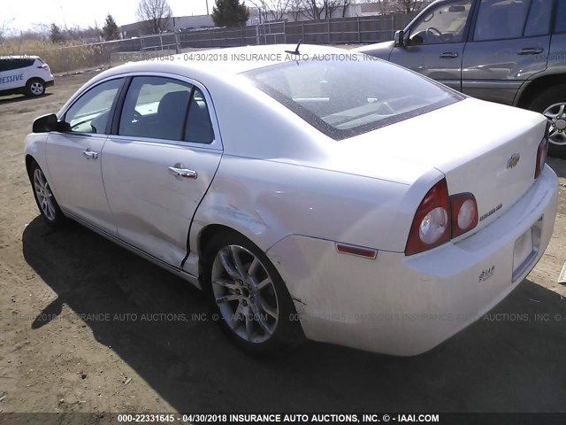 1G1ZE5E11BF177236 - 2011 CHEVROLET MALIBU LTZ 白色 照片 3