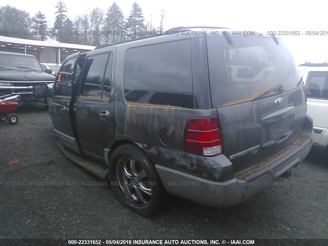 1FMRU15L93LA12473 - 2003 FORD EXPEDITION XLT ნაცრისფერი ფოტო 3
