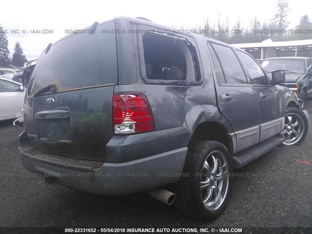 1FMRU15L93LA12473 - 2003 FORD EXPEDITION XLT ნაცრისფერი ფოტო 4