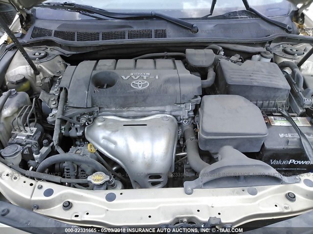 4T4BF3EK7AR019272 - 2010 TOYOTA CAMRY SE/LE/XLE GOLD photo 5