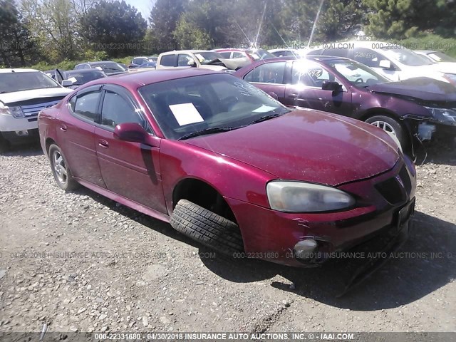 2G2WS522841156074 - 2004 PONTIAC GRAND PRIX GT2 მუქწითელი ფოტო 1