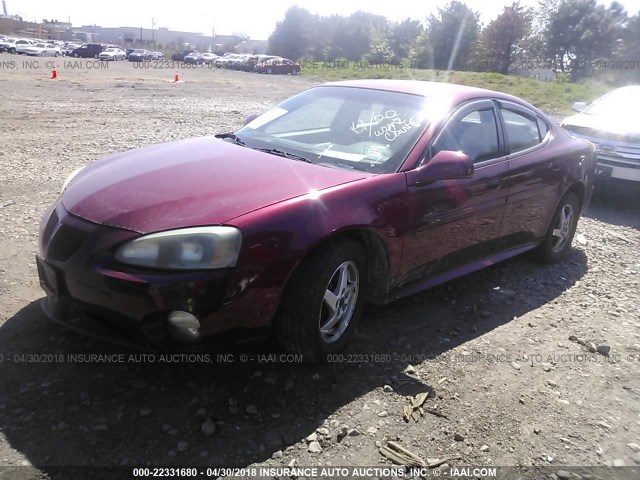 2G2WS522841156074 - 2004 PONTIAC GRAND PRIX GT2 MAROON photo 2