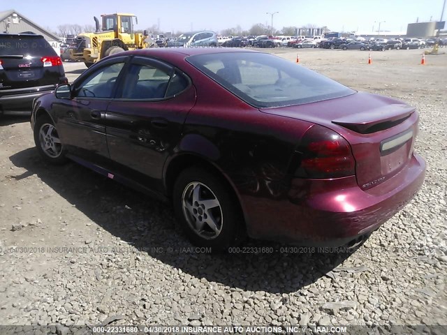 2G2WS522841156074 - 2004 PONTIAC GRAND PRIX GT2 მუქწითელი ფოტო 3
