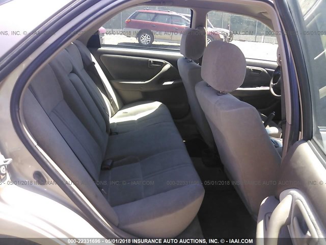 4T1BG22K11U867542 - 2001 TOYOTA CAMRY CE/LE/XLE GOLD photo 8