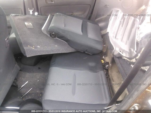 JTLKT334864125611 - 2006 TOYOTA SCION XB MAROON photo 8