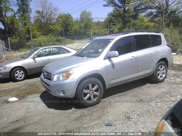 JTMZK31V075015477 - 2007 TOYOTA RAV4 LIMITED SILVER photo 2