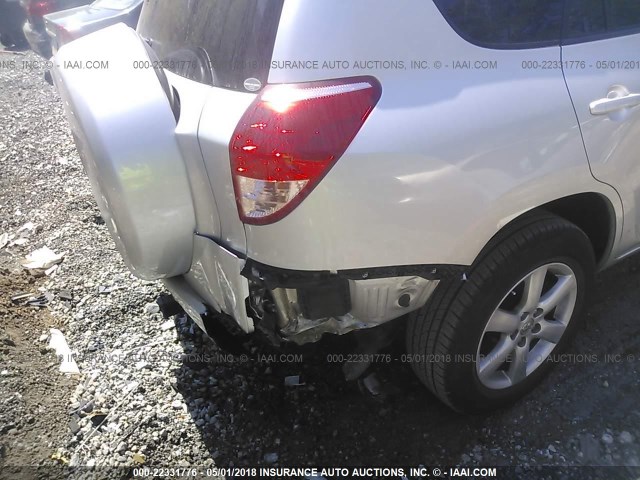 JTMZK31V075015477 - 2007 TOYOTA RAV4 LIMITED SILVER photo 6