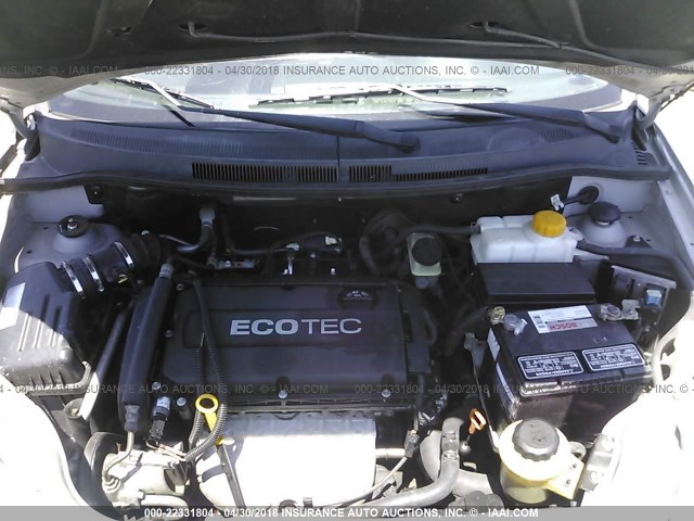 KL1TD56E29B374846 - 2009 CHEVROLET AVEO LS/LT 银色 照片 10