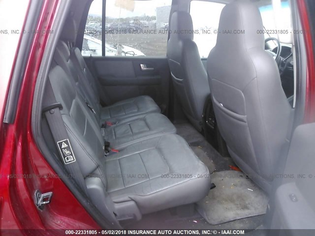 1FMFU16W03LB15390 - 2003 FORD EXPEDITION XLT RED photo 8