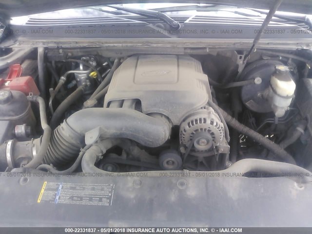 1GYFK63837R279405 - 2007 CADILLAC ESCALADE LUXURY შავი ფოტო 10