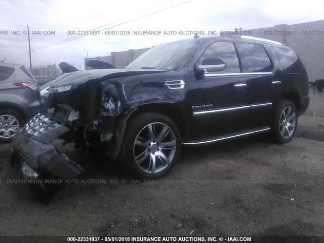 1GYFK63837R279405 - 2007 CADILLAC ESCALADE LUXURY შავი ფოტო 2