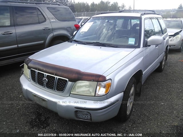 JF1SF65682G732044 - 2002 SUBARU FORESTER S 银色 照片 2