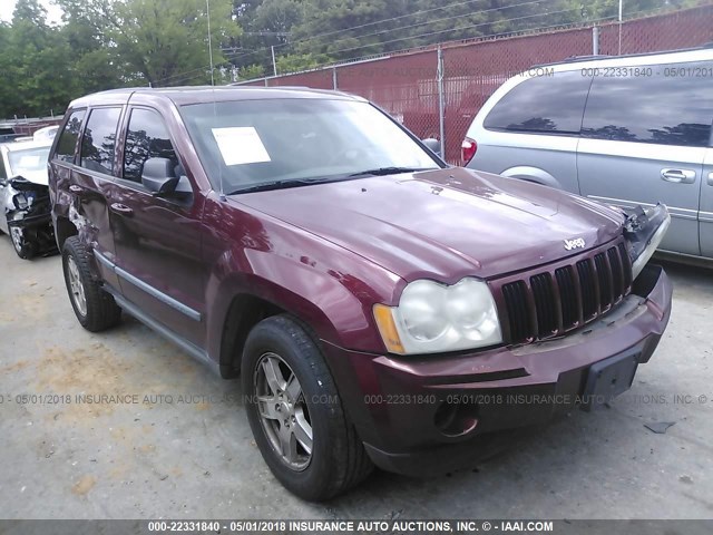 1J8GS48K87C593680 - 2007 JEEP GRAND CHEROKEE LAREDO/COLUMBIA/FREEDOM 栗色 照片 1