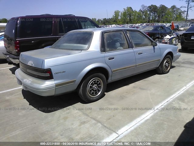 1G4AG55M9S6407898 - 1995 BUICK CENTURY SPECIAL BLUE photo 4