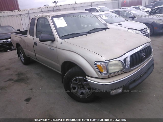 5TEVL52N34Z310345 - 2004 TOYOTA TACOMA XTRACAB GOLD photo 1