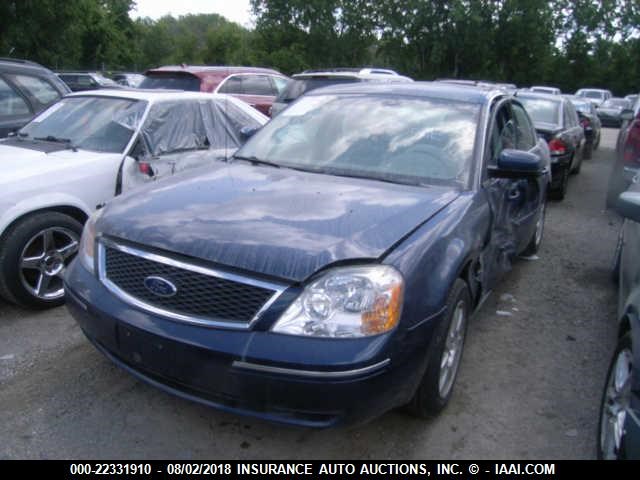 1FAHP23125G150047 - 2005 FORD FIVE HUNDRED SE BLUE photo 2