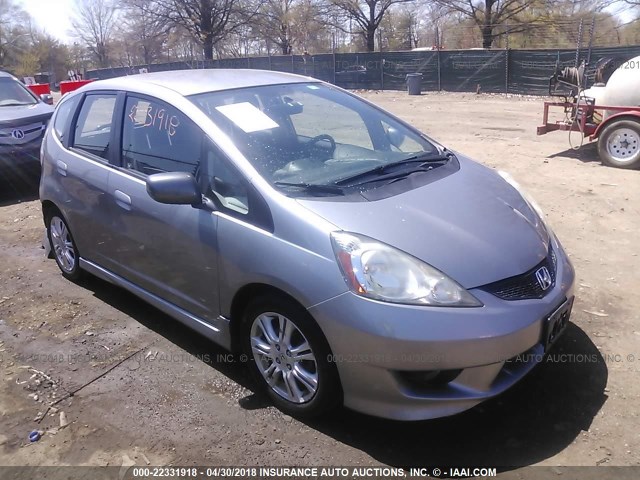 JHMGE88479S035477 - 2009 HONDA FIT SPORT GRAY photo 1