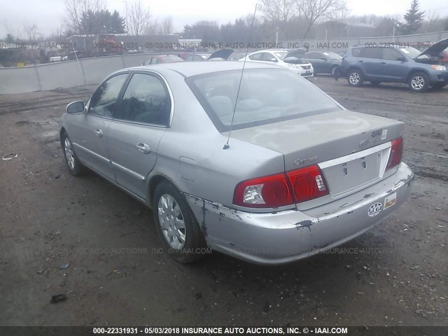 KNAGD126865464219 - 2006 KIA OPTIMA LX/EX SILVER photo 3