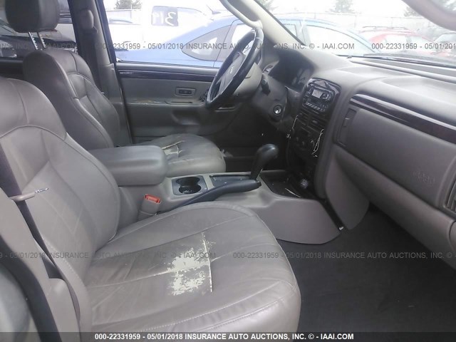 1J8GX58N74C139675 - 2004 JEEP GRAND CHEROKEE LIMITED GRAY photo 5