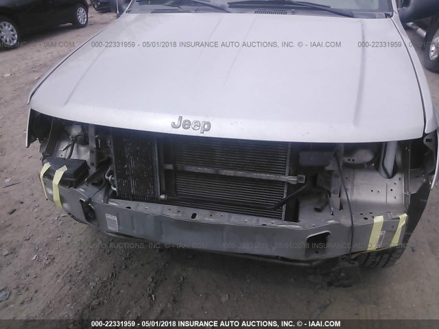 1J8GX58N74C139675 - 2004 JEEP GRAND CHEROKEE LIMITED GRAY photo 6