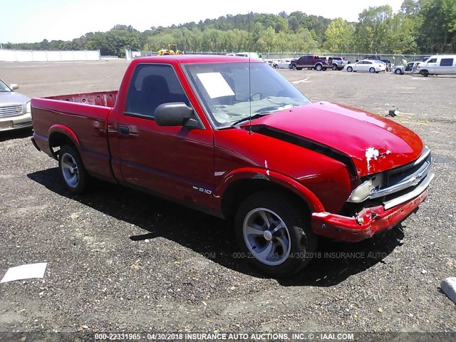 1GCCS1444Y8109715 - 2000 CHEVROLET S TRUCK S10 RED photo 1