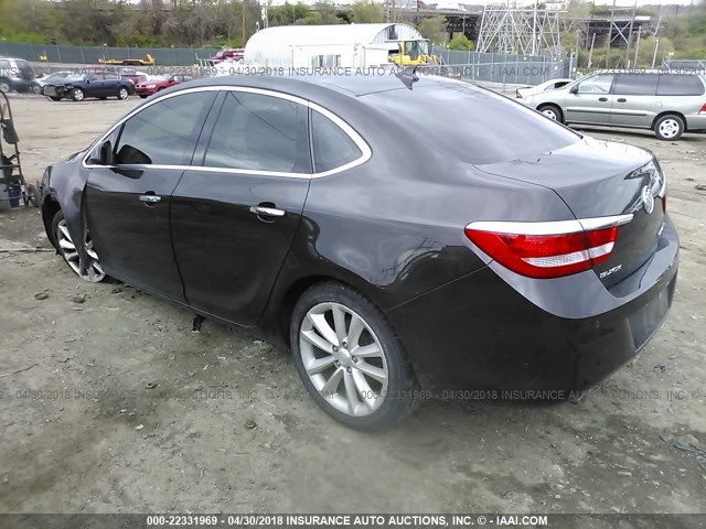 1G4PS5SK1D4106360 - 2013 BUICK VERANO BLACK photo 3