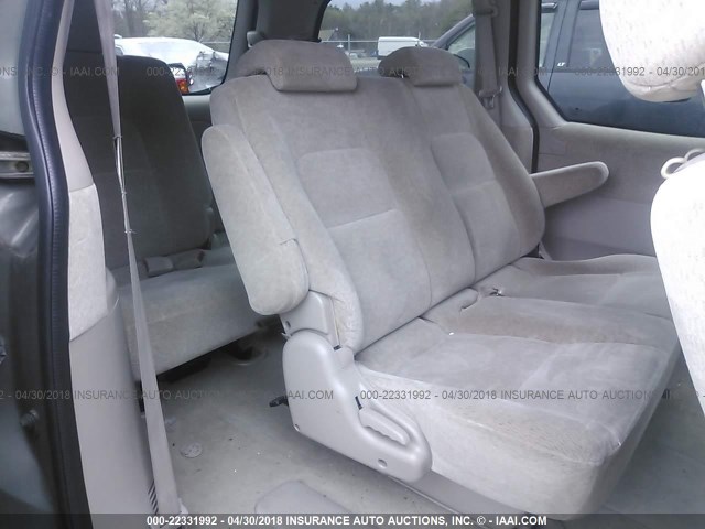 KNDUP132X56651835 - 2005 KIA SEDONA EX/LX GRAY photo 8