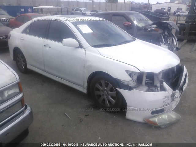 4T1BE46K38U782028 - 2008 TOYOTA CAMRY CE/LE/XLE/SE WHITE photo 1