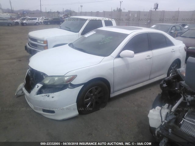 4T1BE46K38U782028 - 2008 TOYOTA CAMRY CE/LE/XLE/SE WHITE photo 2