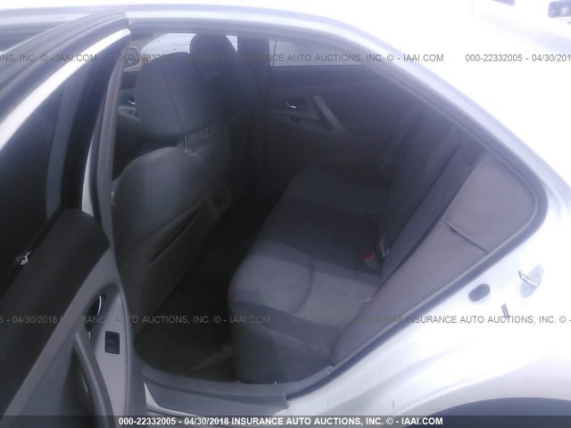 4T1BE46K38U782028 - 2008 TOYOTA CAMRY CE/LE/XLE/SE WHITE photo 8