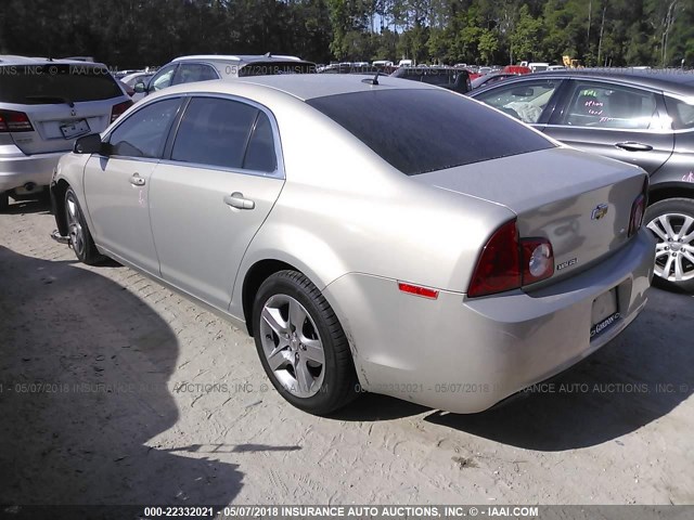 1G1ZB5E16BF265921 - 2011 CHEVROLET MALIBU LS 米色 照片 3