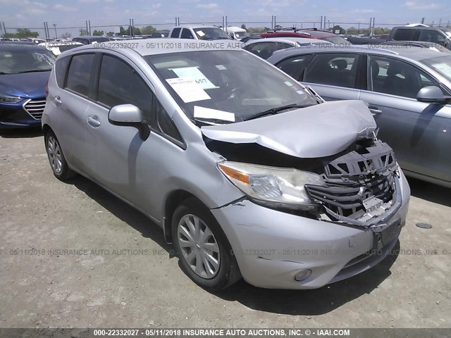 3N1CE2CP2EL409147 - 2014 NISSAN VERSA NOTE S/S PLUS/SV/SL GRAY photo 1