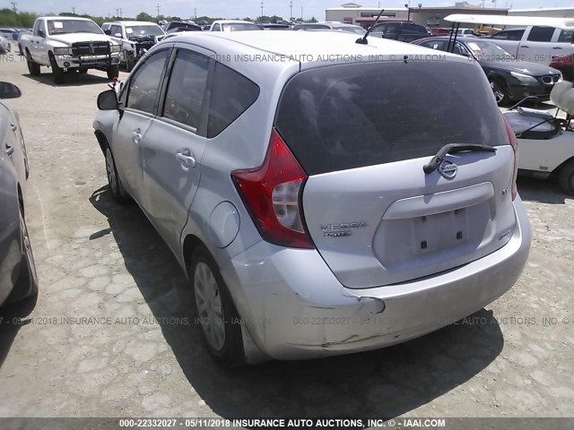 3N1CE2CP2EL409147 - 2014 NISSAN VERSA NOTE S/S PLUS/SV/SL GRAY photo 3