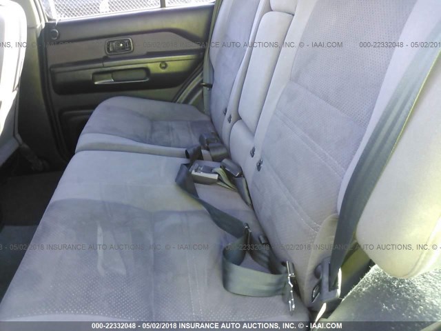 JN8DR07Y81W500428 - 2001 NISSAN PATHFINDER LE/SE/XE SILVER photo 8