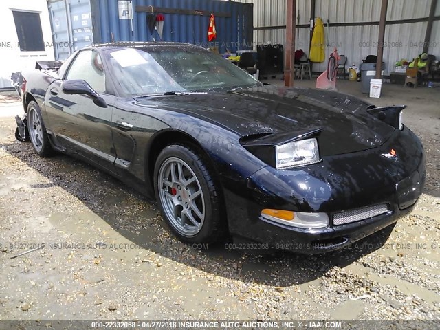 1G1YY12S715122626 - 2001 CHEVROLET CORVETTE Z06 BLACK photo 1