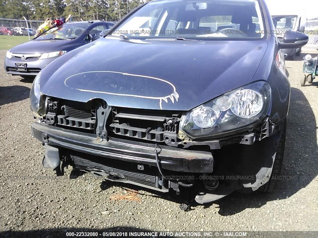 WVWDB7AJ4AW252084 - 2010 VOLKSWAGEN GOLF 蓝色 照片 6