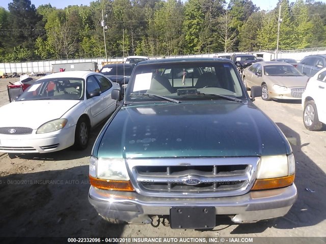 1FTYR14X8WTA28643 - 1998 FORD RANGER SUPER CAB GREEN photo 6